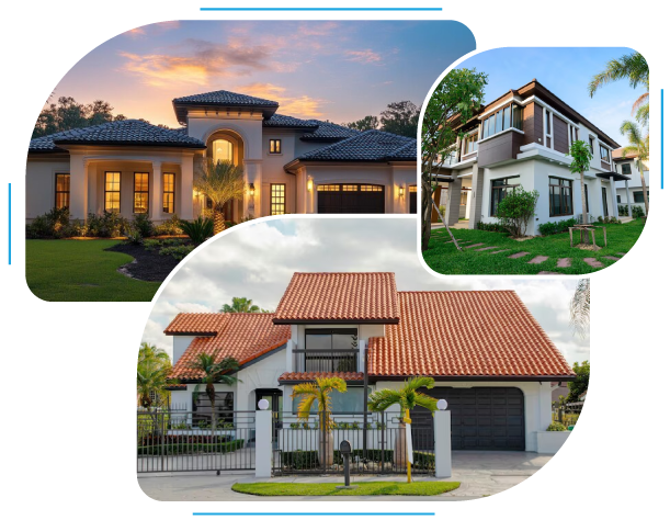 Illustration of Elite Real Estate investment partnership concept
